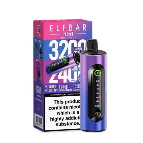 Buy Elf Bar 4-in-1  IPrefilled Pod Vape Kit-Pack of 5 In UK